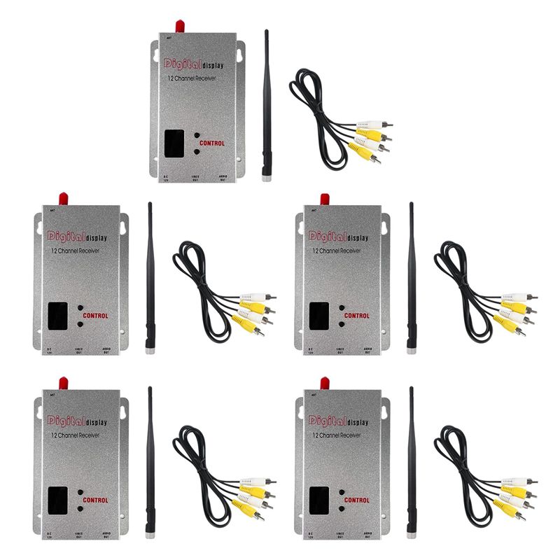Drone Antenna - ABWE-5X 1.2G 1.5W FPV VRX Receiver+Antenna