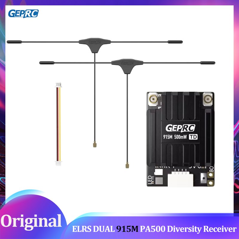 Drone Receiver - GEPRC ELRS Dual PA500 Diversity Receiver