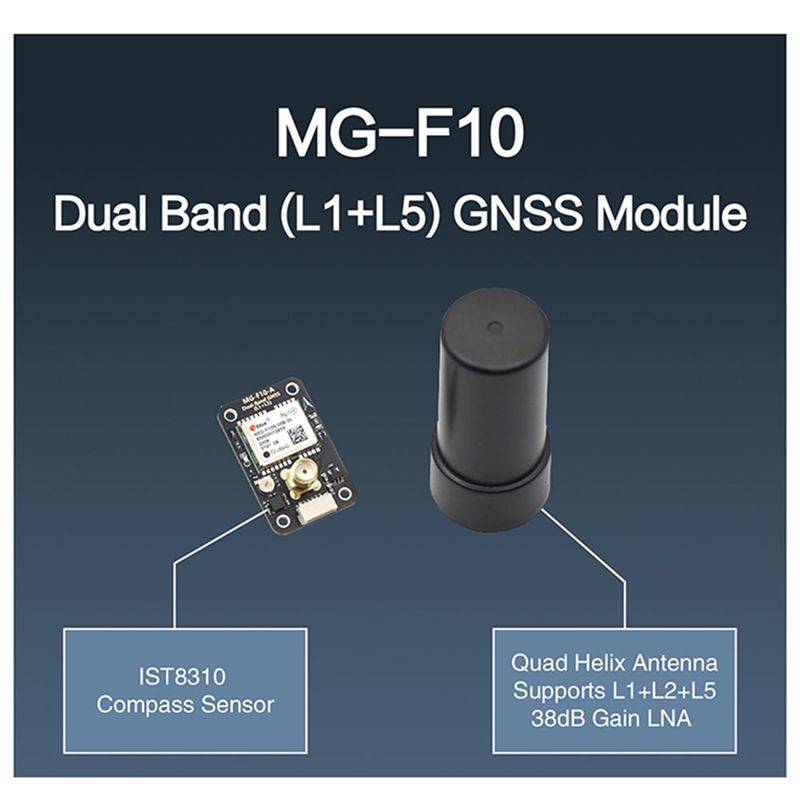 Smart-MG-F10 Dual Band (L1+L5) - Drone Compass avis et prix