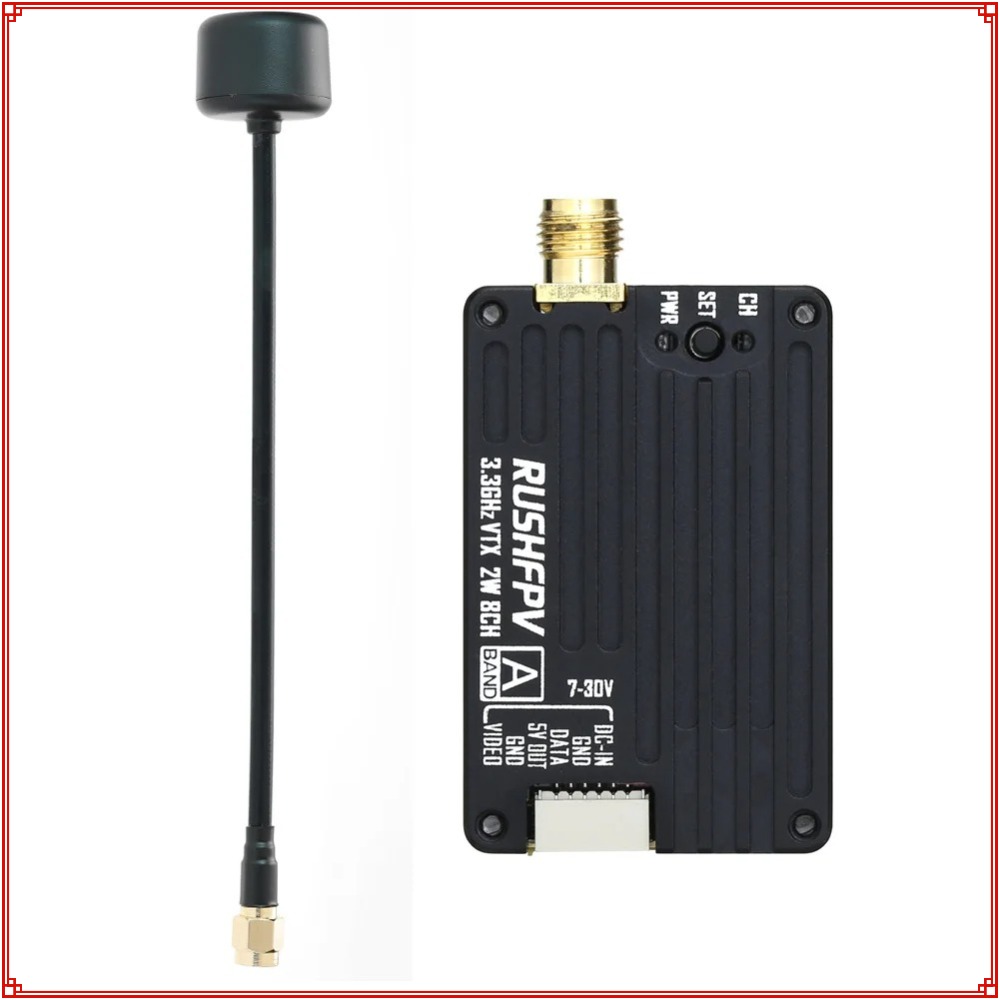 2026 New RUSHFPV 3.3G 2W VTX T - Drone Receiver avis et prix