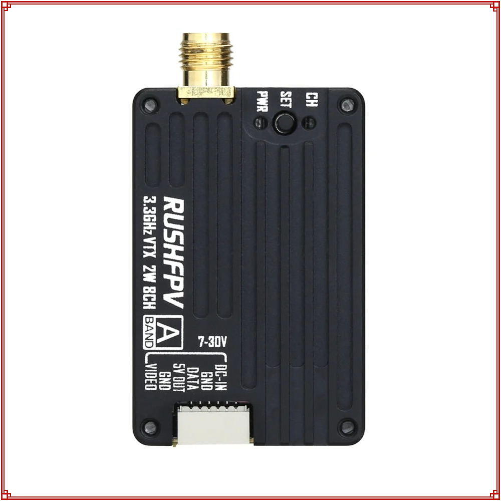 2026 New RUSHFPV 3.3G 2W VTX T - Drone Receiver avis et prix