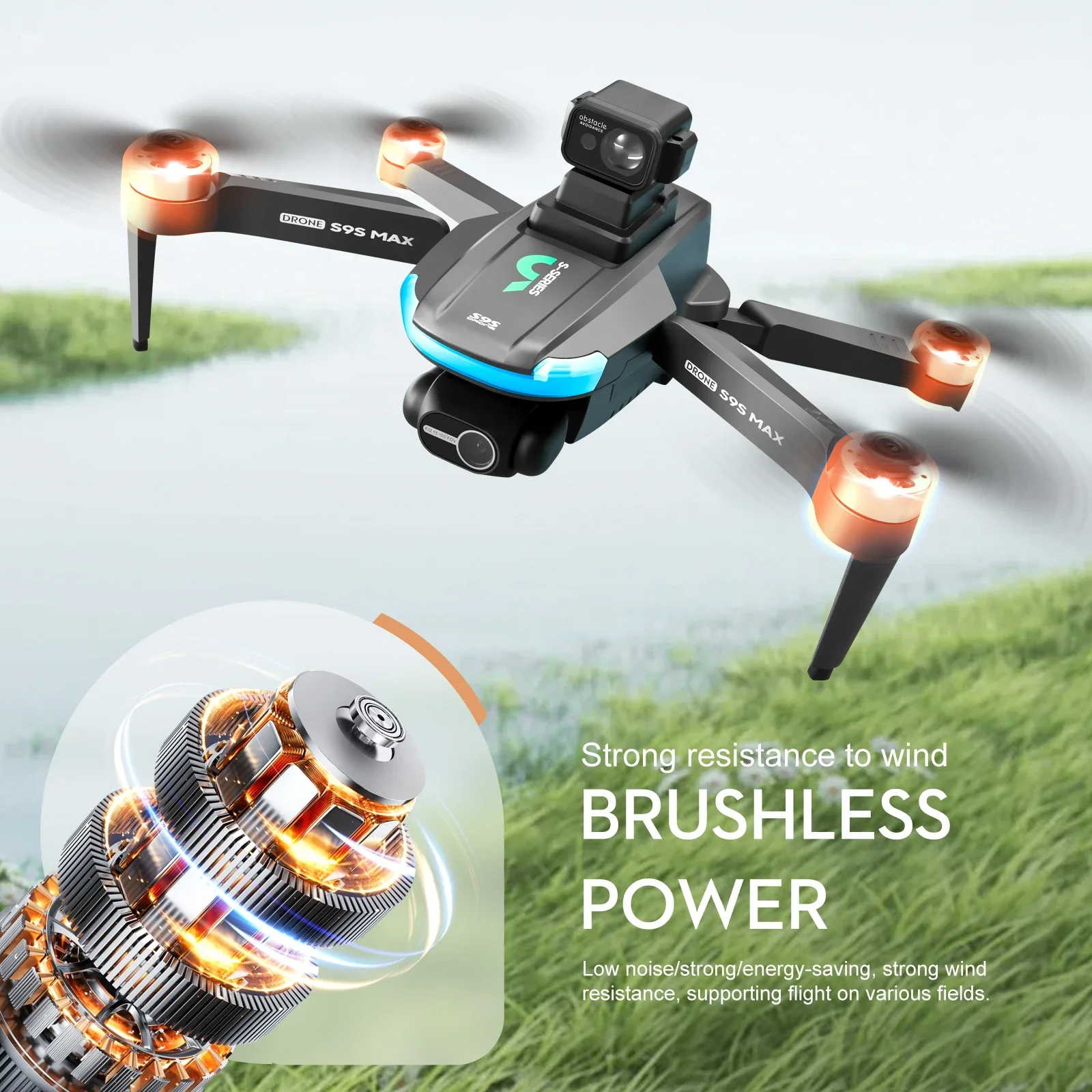 NEW S9S MAX MINI Drone 4K 2-Ax - Drone Gps Module avis et prix
