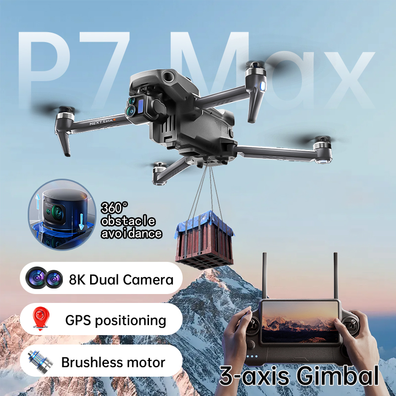 NEW P7 Max Drone 8K Camera GPS - Drone Gps Mount avis et prix