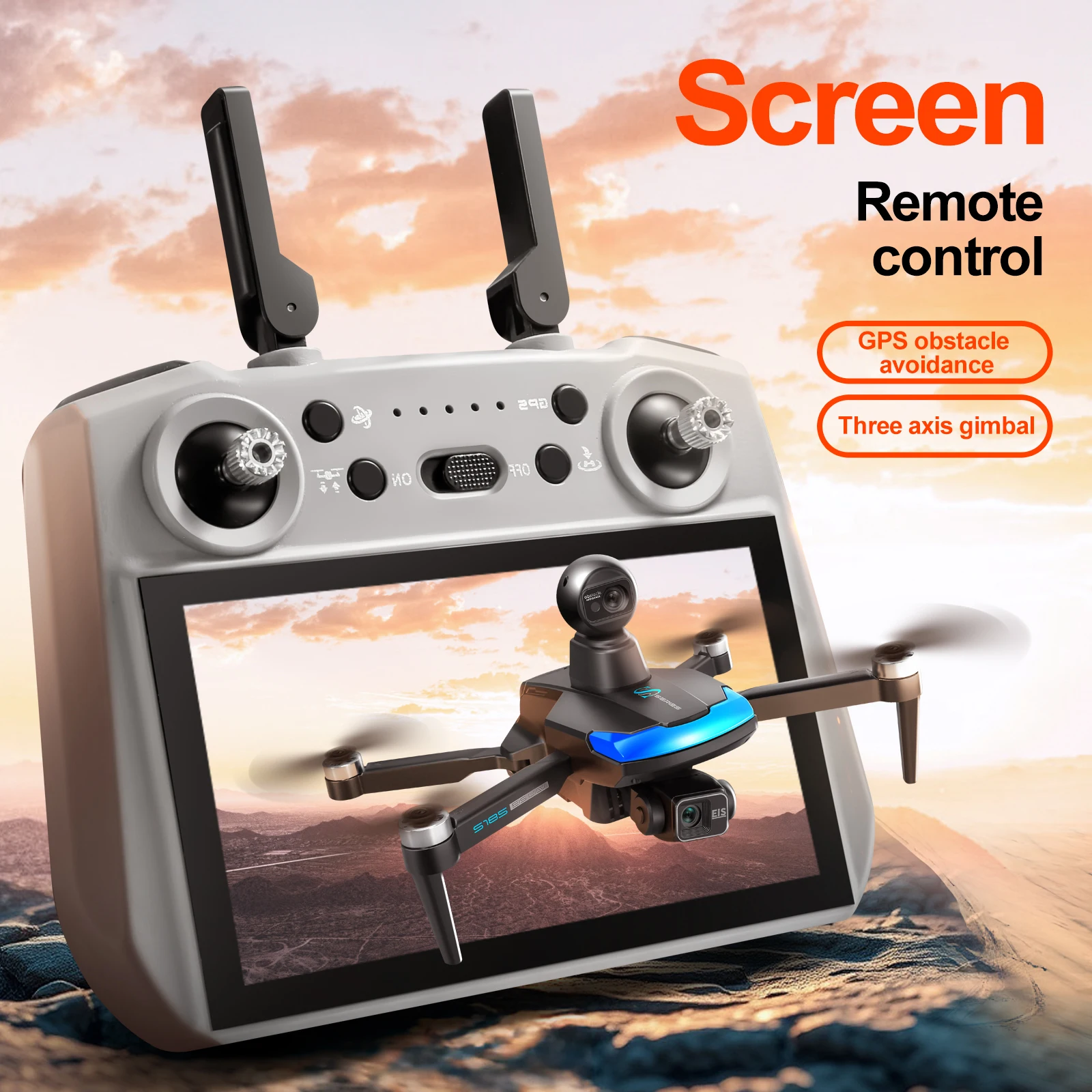 S185 Professional Drone 2.7K H - Drone Gps Mount avis et prix