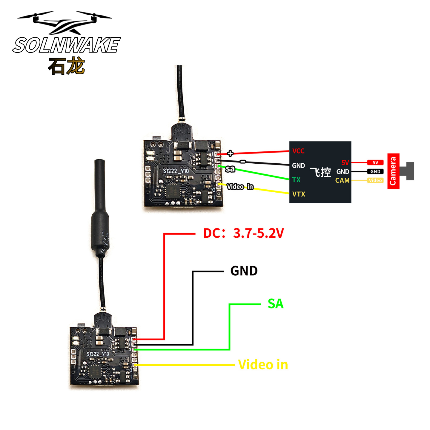 SLONWAKE Nano 5.8G 48CH 200mW  - Drone Receiver avis et prix