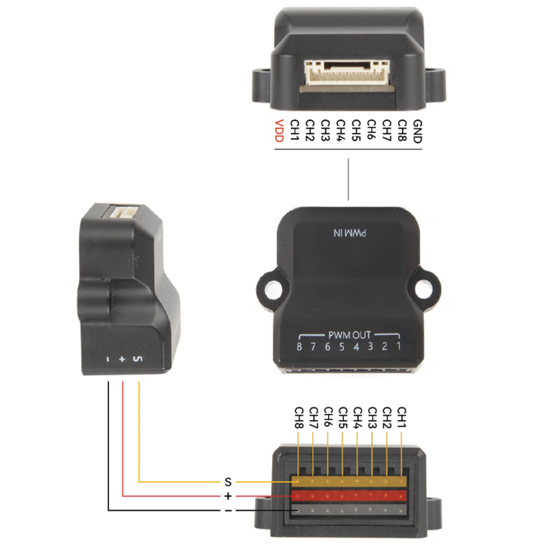 Holybro PWM EXT-8P Board MAIN  - Drone Compass avis et prix