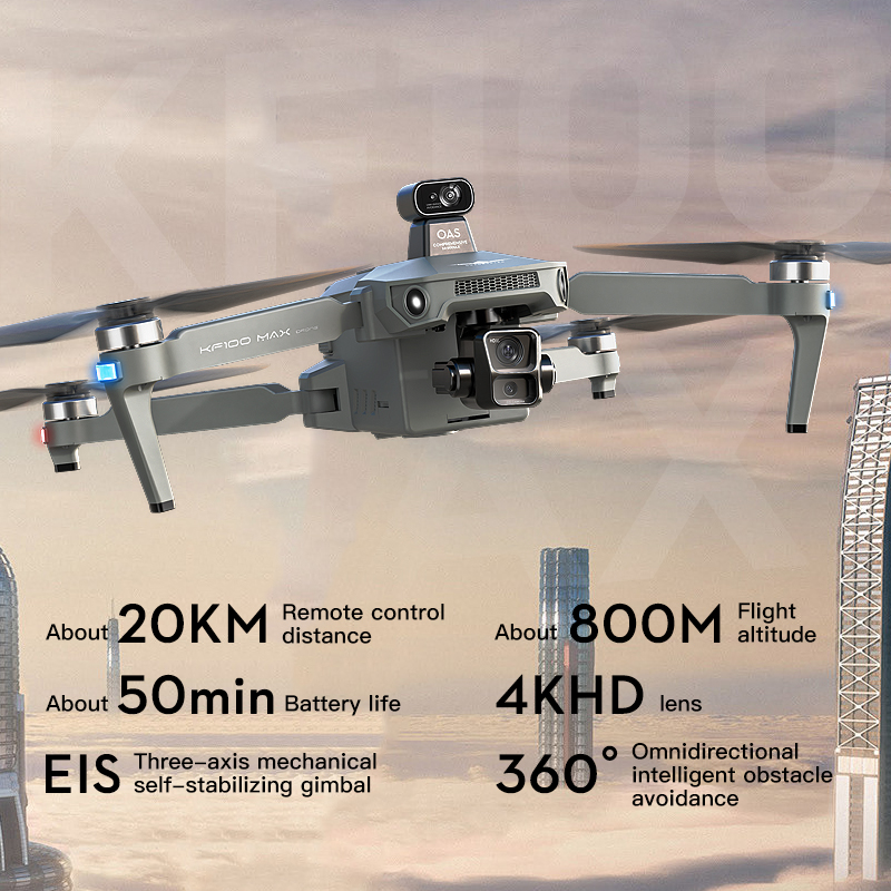 SJRC KF100 MAX 8K UHD Photo HD - Drone Gimbal avis et prix