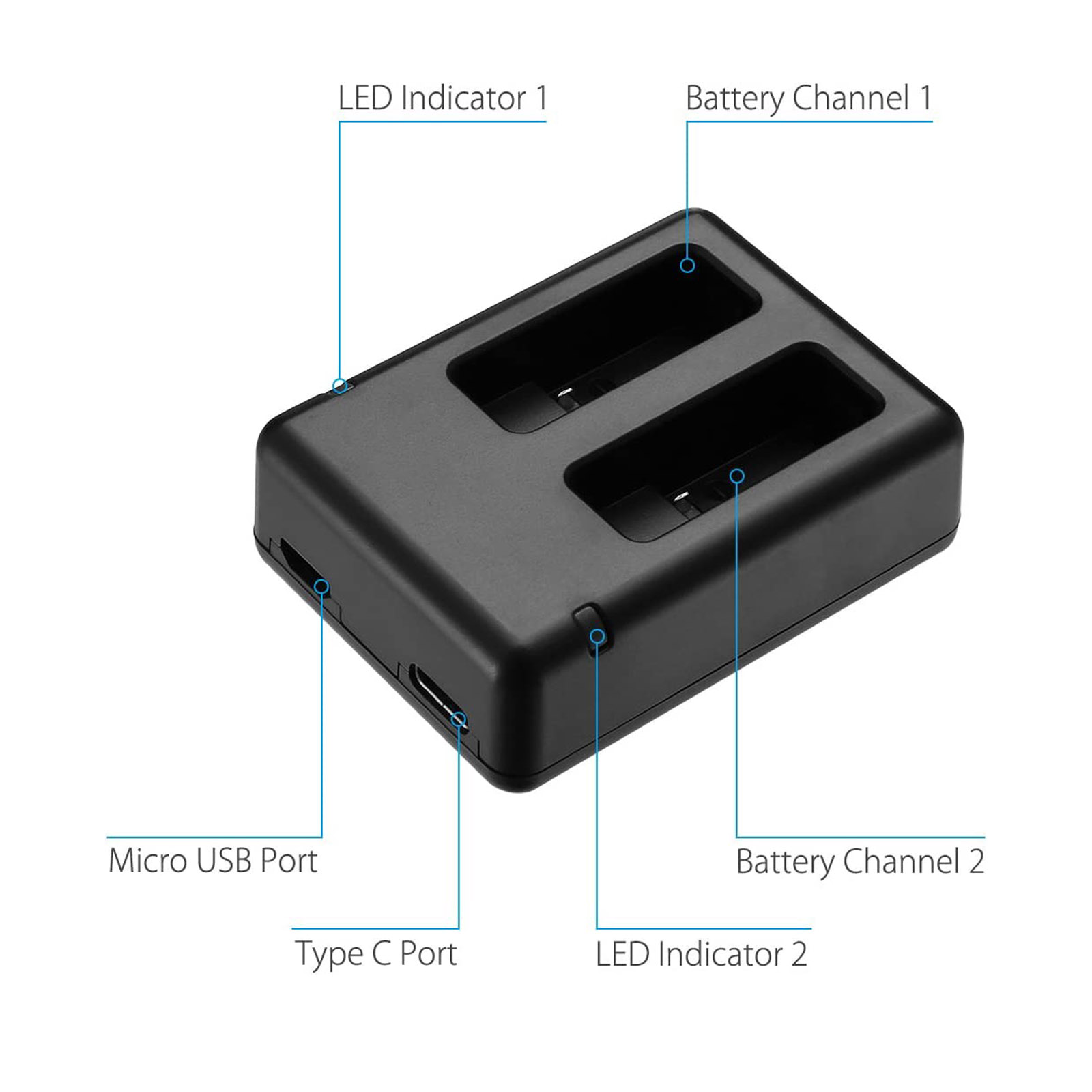 Suitable for GOPRO Hero 5 Char - Drone Battery avis et prix