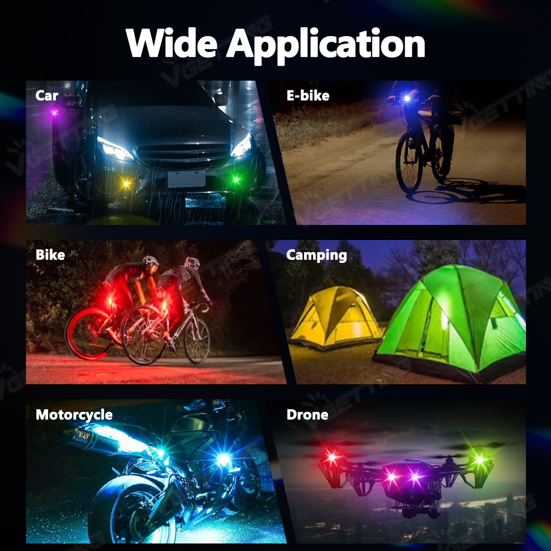 4Pcs Mini Drone Strobe Light 8 - Drone Led Light avis et prix