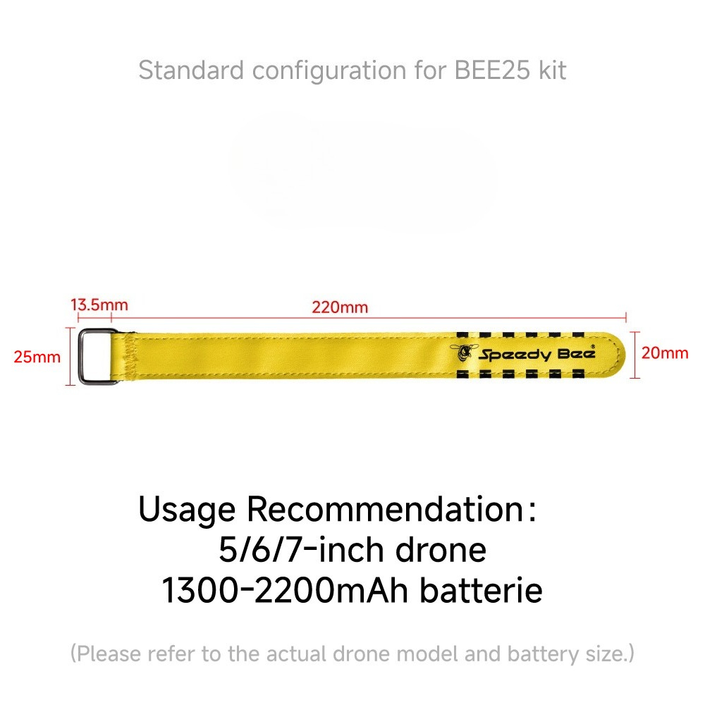 SpeedyBee FPV Lipo Battery Tie - Drone Battery Strap avis et prix