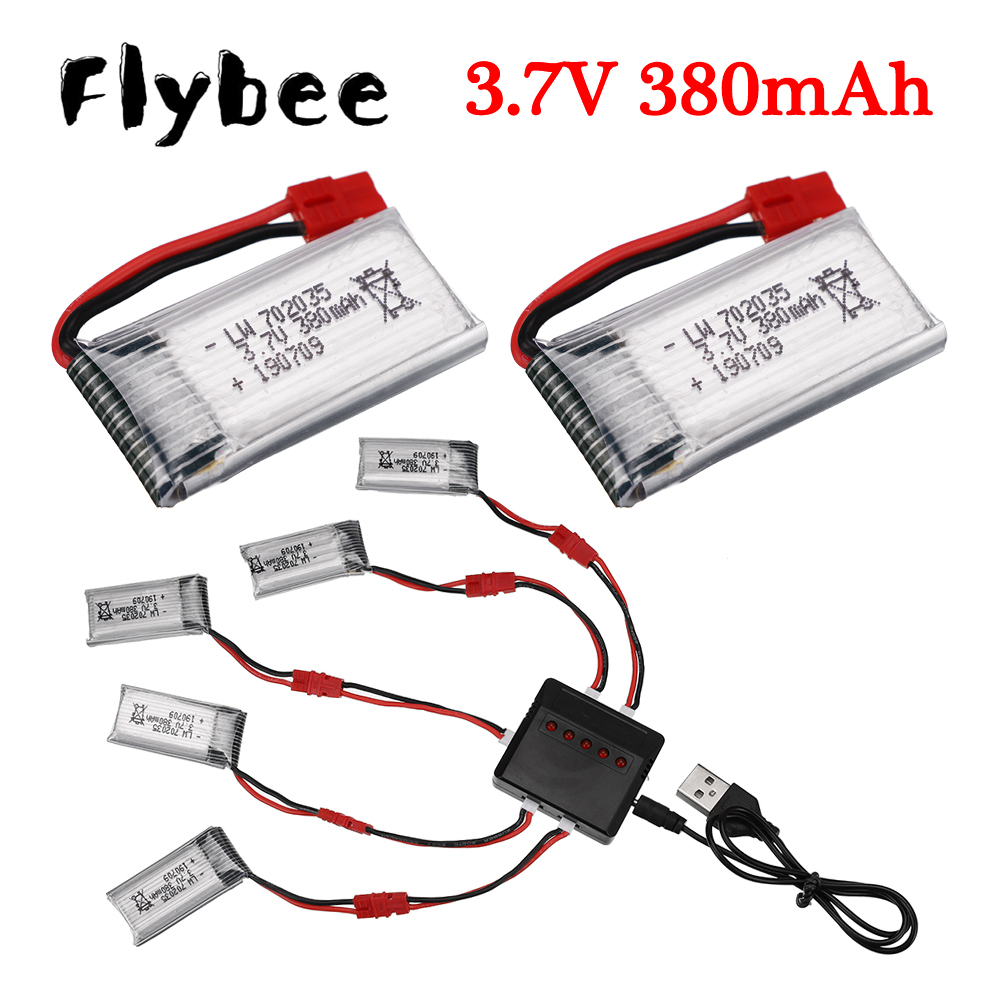 3.7V 380mAh Lipo Battery With  - Drone Charger avis et prix