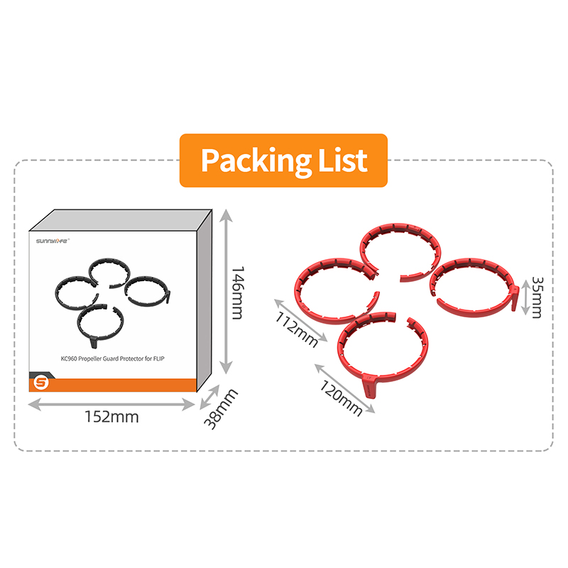 For DJI Flip Drone Propeller G - Drone Propeller Guard avis et prix