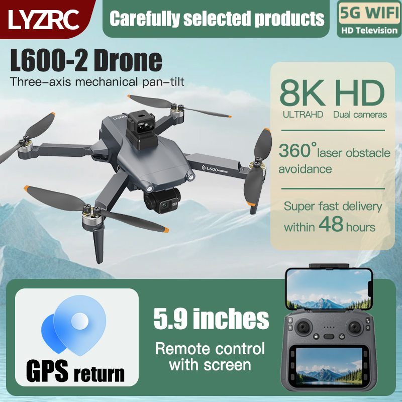 LYZRC L600-2 MAX GPS Drone 3-A - Drone Gps Mount avis et prix