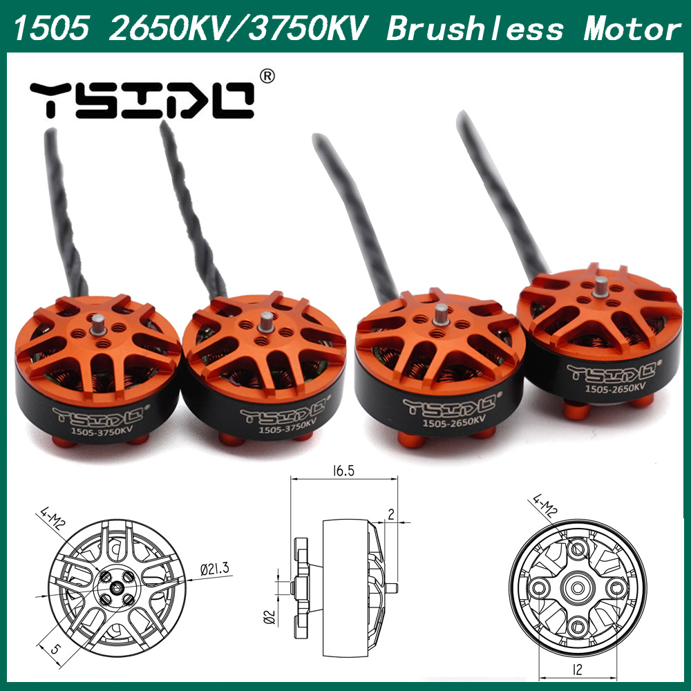 4PCS YSIDO 1505 2650KV 3750KV  - Drone Compass avis et prix
