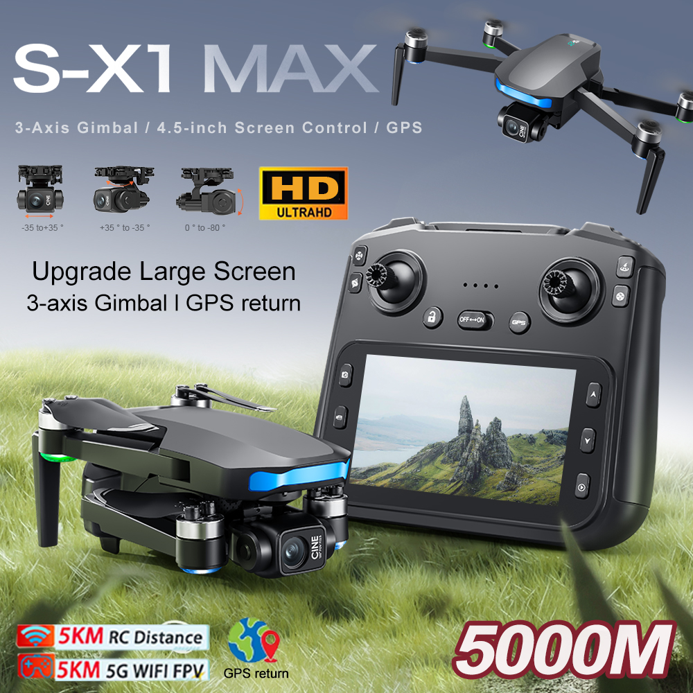 New S-X1 MAX Drone GPS 8K Prof - Drone Gps Module avis et prix