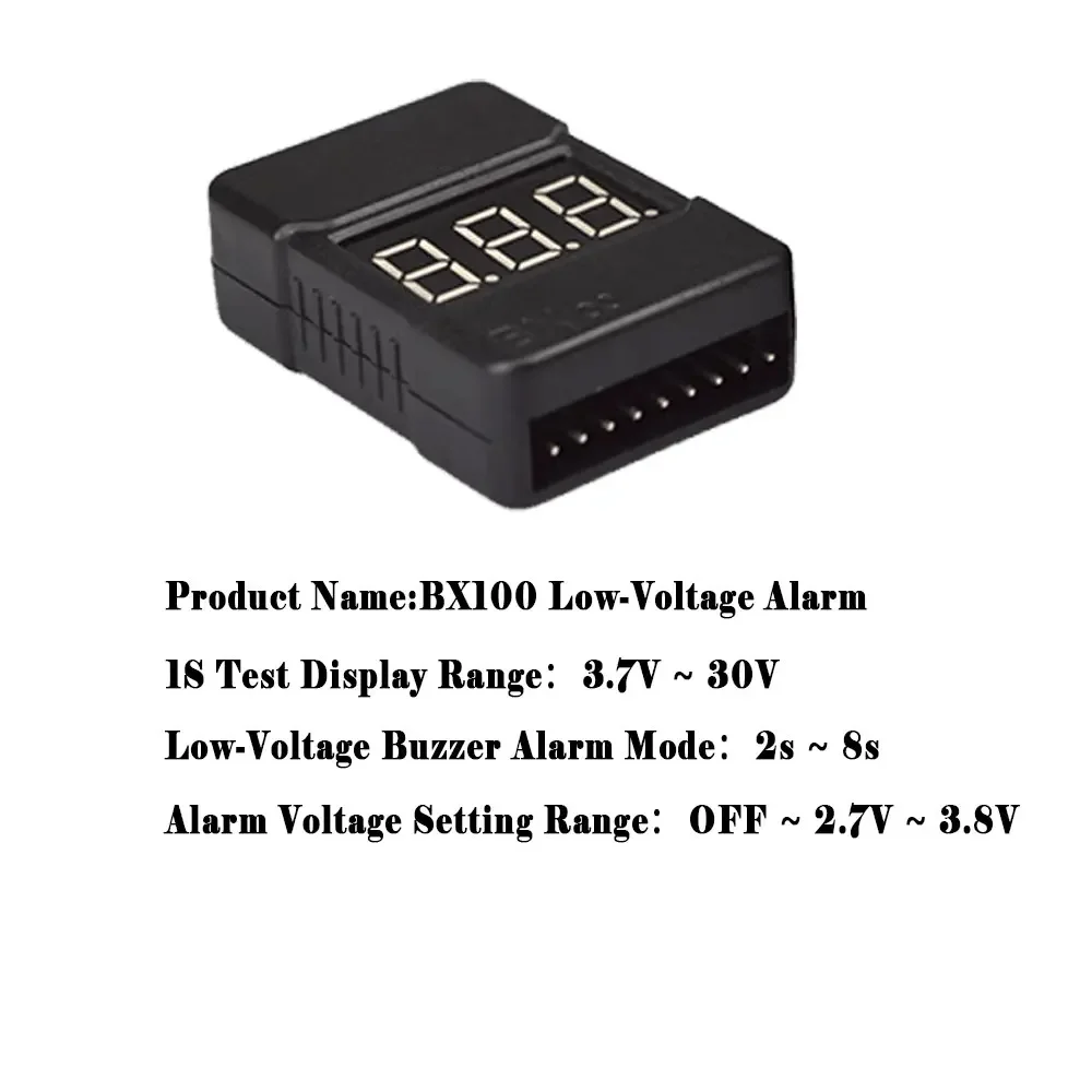BX100 1-8S Lipo Battery Voltag - Drone Buzzer avis et prix