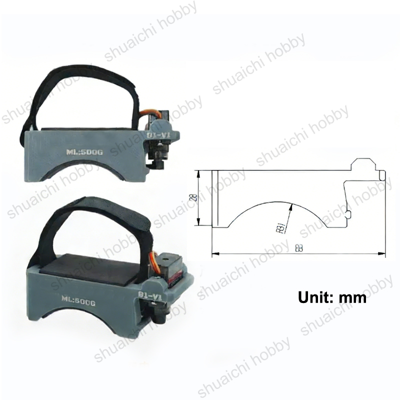 1PCS Strap-type FPV Drone PWM- - Drone Battery Strap avis et prix